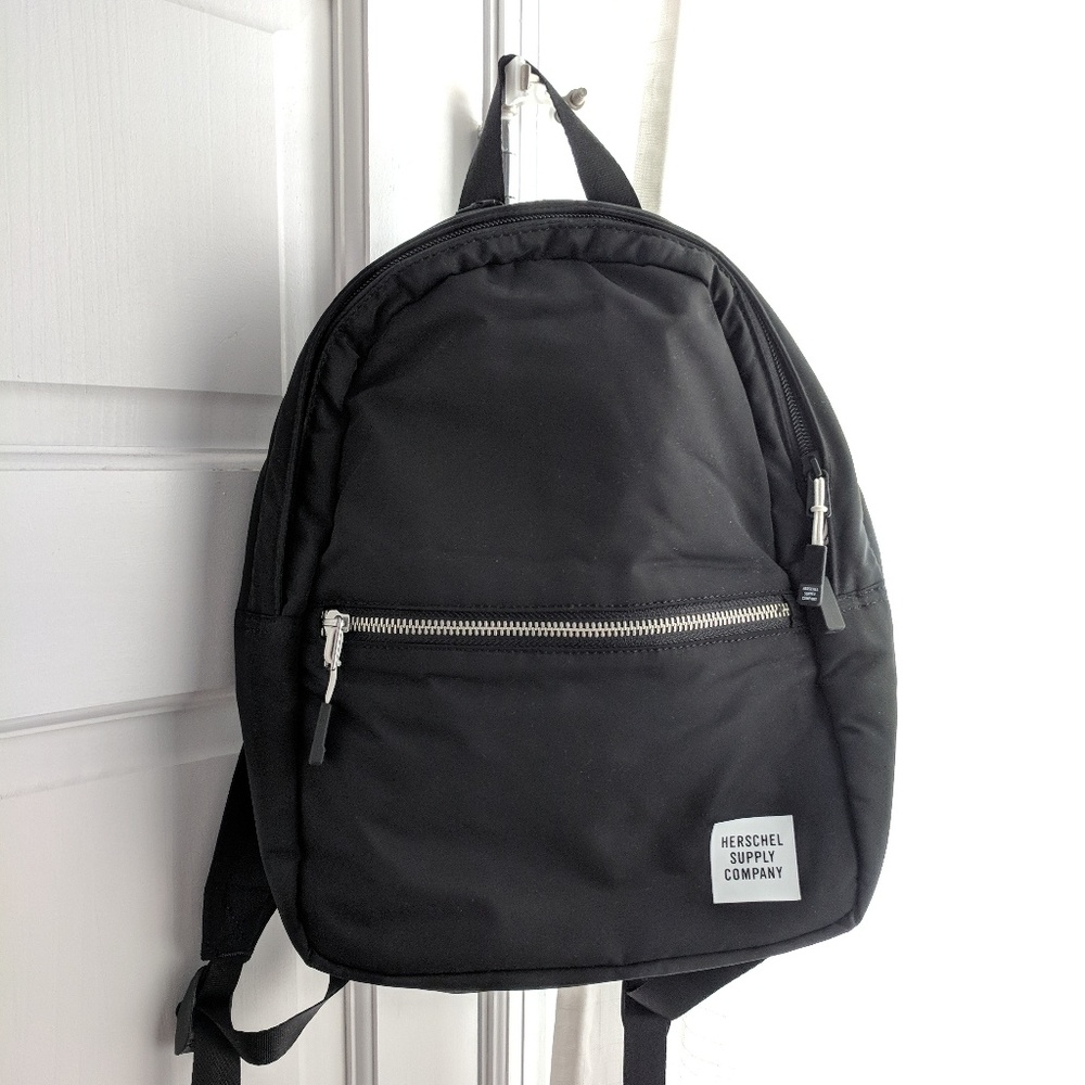 Herschel Town XS Ripstop Black Backpack